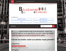 Tablet Screenshot of bilgisayarbilimleri.com